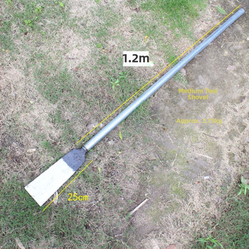 Σφυρηλατημένη λαβή από χάλυβα για δέντρα με δυνατότητες σκάλψίματος οπών, μεταφύτευσης, ανύψωσης φυτών και σκαψίματος ριζών