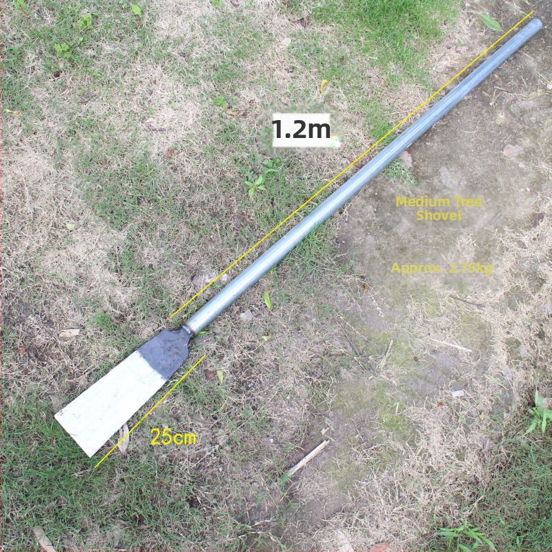 Кована пролетно стоманена лопата за дървета с копаене на дупки, пресаждане, повдигане на разсад и копаене на корени