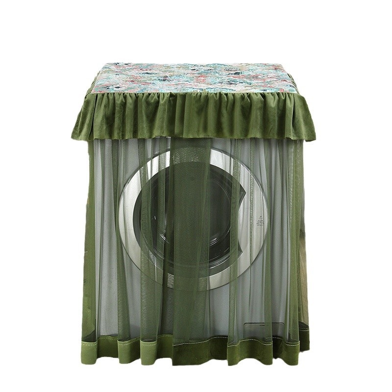 Kokvilnas vāciņš veļas mašīnai ar pastorālo stilu