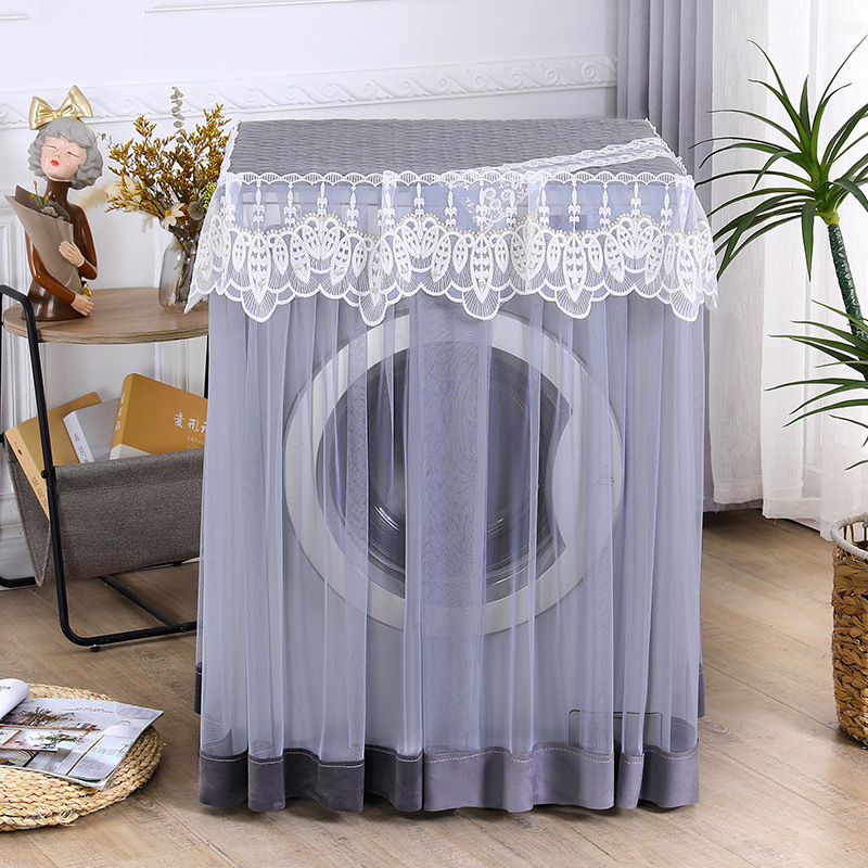 Kokvilnas vāciņš veļas mašīnai ar pastorālo stilu