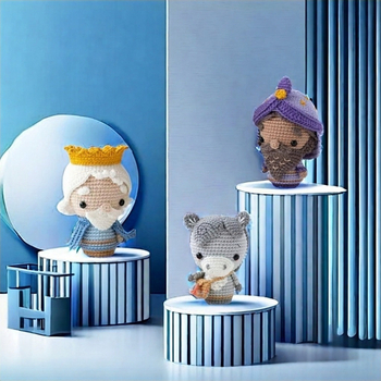 Пакет материали за плетене на кука — вълнена прежда, полу-ворстед, нишкова прежда, млечна памучна смес, за оплитане — марка HONGXI