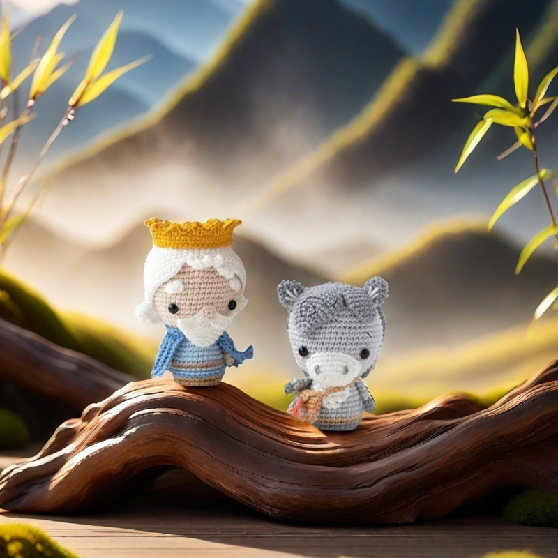 Пакет материали за плетене на кука — вълнена прежда, полу-ворстед, нишкова прежда, млечна памучна смес, за оплитане — марка HONGXI