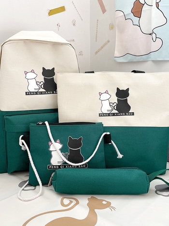 Τσάντα μαθημάτων – αδιάβροχο νάιλον, χωρητικότητα 20–35L, συμβατή με φορητό υπολογιστή 14 ιντσών, ιμάντας με αερόσφυρα, anime μοτίβο, επένδυση πολυεστέρα