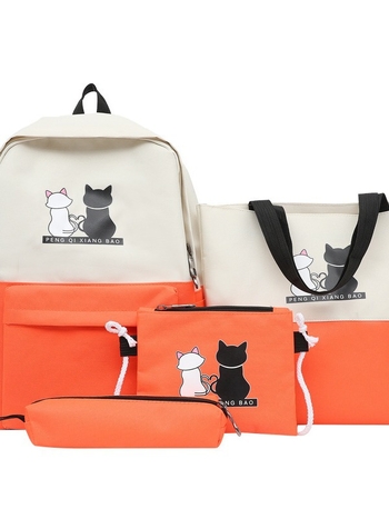 Τσάντα μαθημάτων – αδιάβροχο νάιλον, χωρητικότητα 20–35L, συμβατή με φορητό υπολογιστή 14 ιντσών, ιμάντας με αερόσφυρα, anime μοτίβο, επένδυση πολυεστέρα