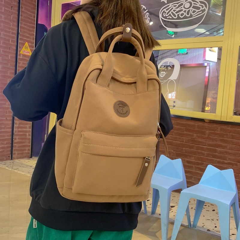 Γυναικεία καμβά τσάντα πλάτης, street style, νάιλον υλικό, χωρητικότητα κάτω από 20L, διαπνοή, επένδυση πολυεστέρα, ιμάντες με αερόφυση