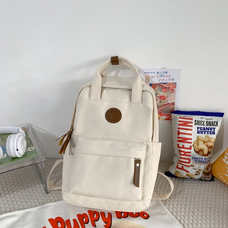 Γυναικεία καμβά τσάντα πλάτης, street style, νάιλον υλικό, χωρητικότητα κάτω από 20L, διαπνοή, επένδυση πολυεστέρα, ιμάντες με αερόφυση