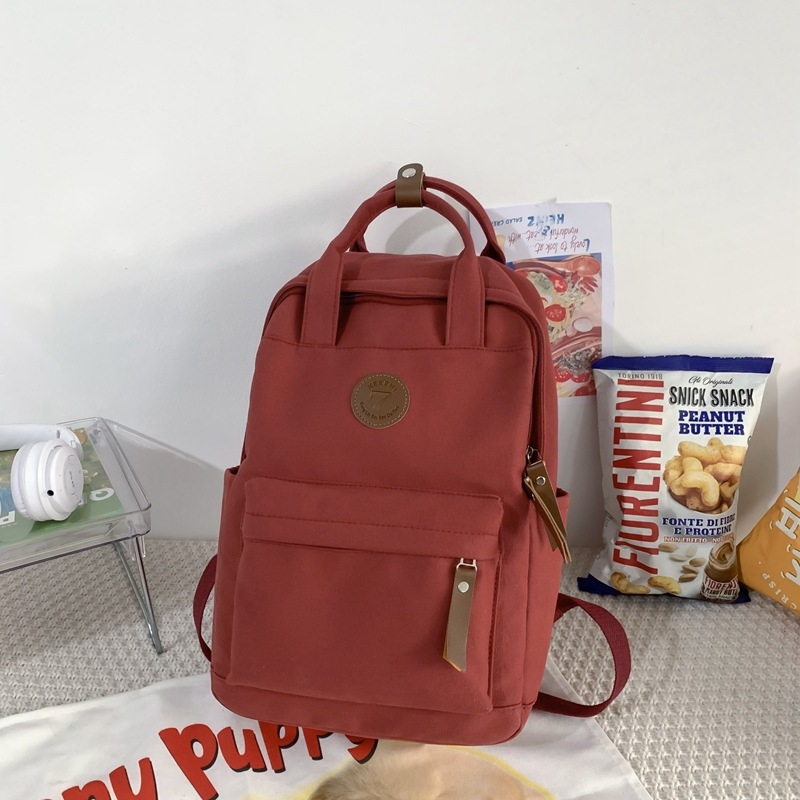 Γυναικεία καμβά τσάντα πλάτης, street style, νάιλον υλικό, χωρητικότητα κάτω από 20L, διαπνοή, επένδυση πολυεστέρα, ιμάντες με αερόφυση