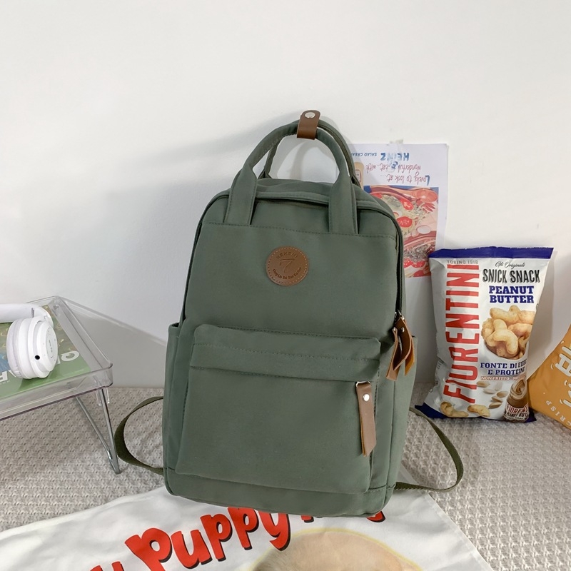 Γυναικεία καμβά τσάντα πλάτης, street style, νάιλον υλικό, χωρητικότητα κάτω από 20L, διαπνοή, επένδυση πολυεστέρα, ιμάντες με αερόφυση