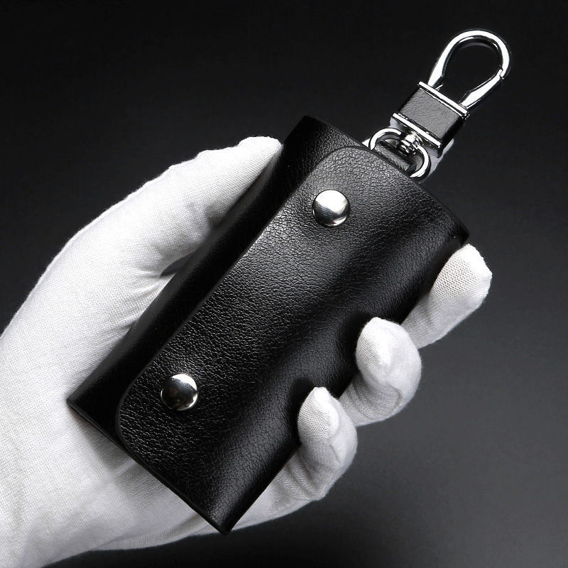 Чанта за ключове, двуслойна телешка кожа, градска простота, водоустойчива, ултралека