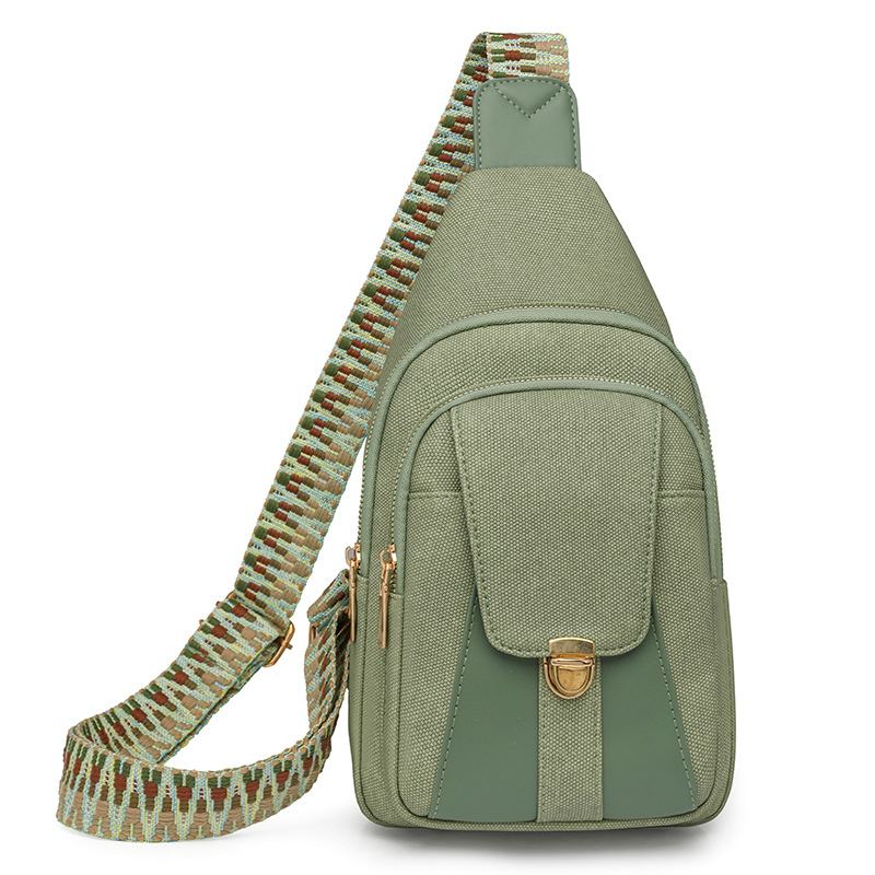 Sieviešu crossbody soma pilsētas vienkāršajā stilā (audums; poliestera iekšējā odere; rāvējslēdzējs; iekšējā telefona kabatiņa)