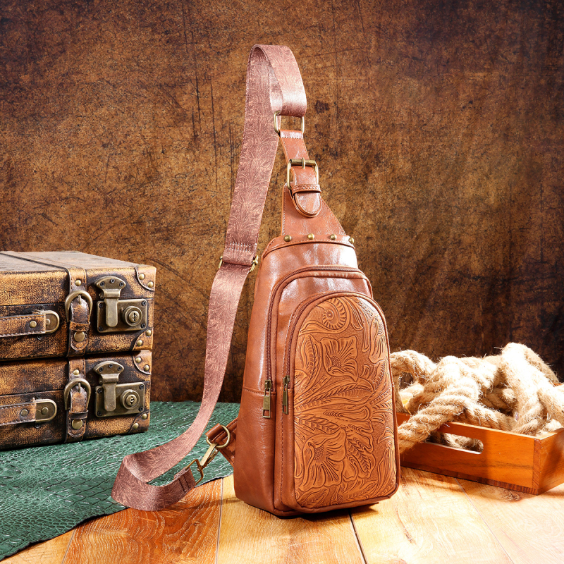 PU sievietes pleca soma boho stilā ar rāvējslēdzēja atvērumu, poliestera odere, iekšējā kabatā ar rāvējslēdzēju un telefona kabatiņa, vasara 2024