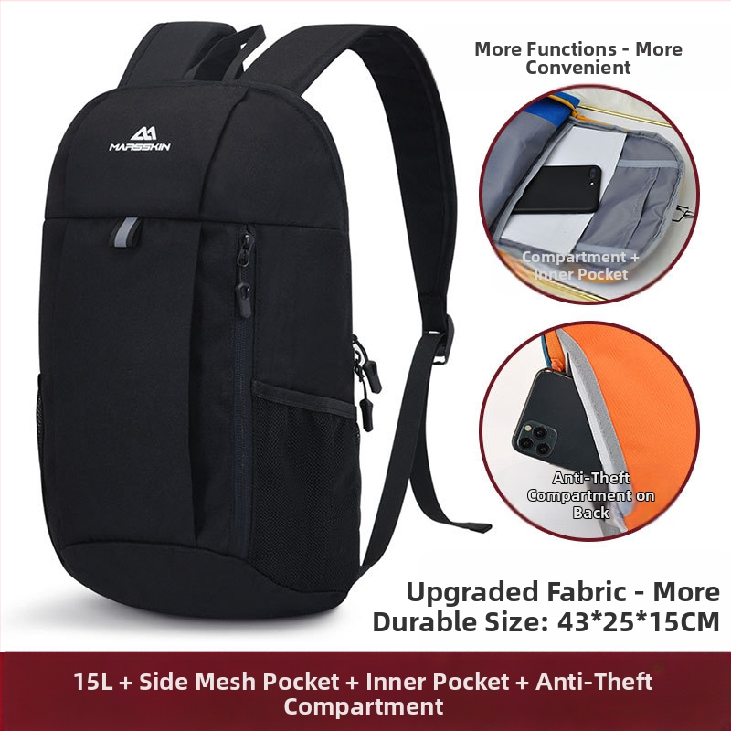 marsskin kalnu mugursoma, universāla, 600D Oxford poliesters, āra sportam, pieaugušajiem