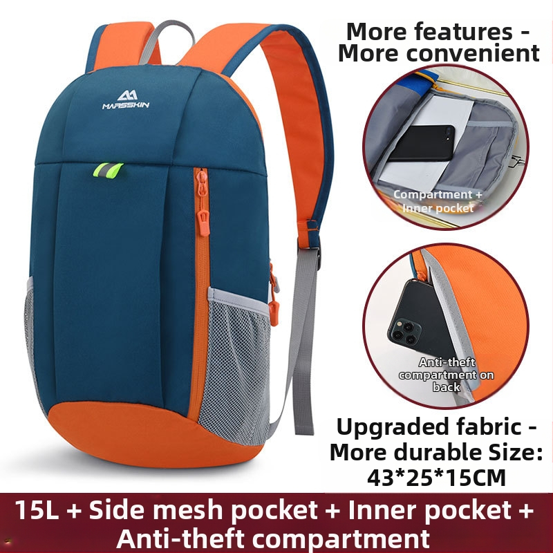 marsskin kalnu mugursoma, universāla, 600D Oxford poliesters, āra sportam, pieaugušajiem