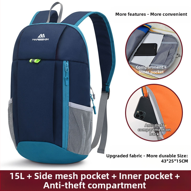 marsskin kalnu mugursoma, universāla, 600D Oxford poliesters, āra sportam, pieaugušajiem