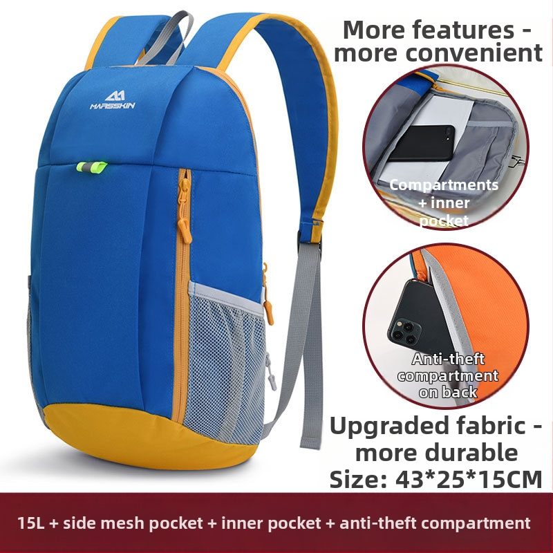 marsskin kalnu mugursoma, universāla, 600D Oxford poliesters, āra sportam, pieaugušajiem