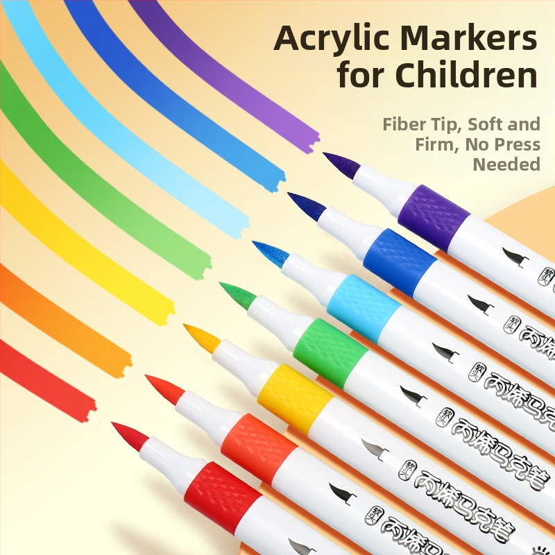 Master ακρυλικοί μαρκαδόροι με μαλακό άκρο, 36 χρώματα αναπλήρωσης