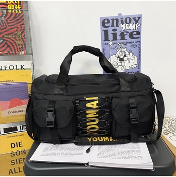 Τσάντα γυμναστικής με διαχωρισμό βρεγμένου-ξηρού, unisex, 20–35L, Oxford ύφασμα