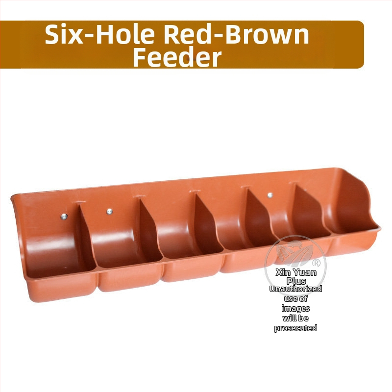 Πλαστική ταϊστρα για γουρουνάκια με πολλαπτές οπές, παχύτερης κατασκευής