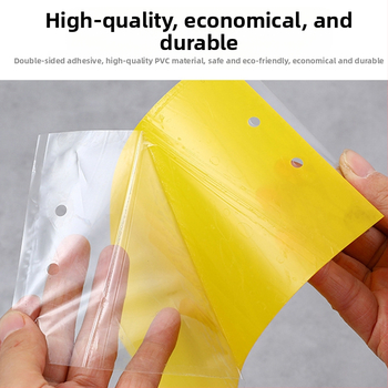 Κολλητική επιφάνεια εντόμων για μύγες φρούτων και κουνούπια – διπλής όψεως, μη τοξική, διάρκεια ζωής 5 έτη, 1000 φύλλα