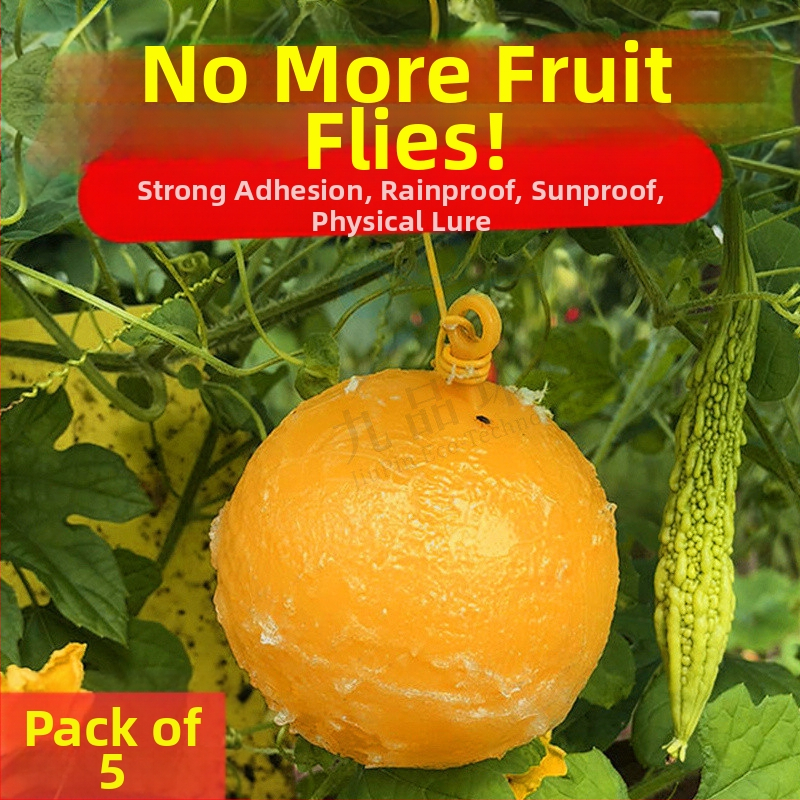 Κολλητική επιφάνεια εντόμων για μύγες φρούτων και κουνούπια – διπλής όψεως, μη τοξική, διάρκεια ζωής 5 έτη, 1000 φύλλα