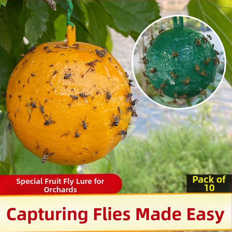 Κολλητική επιφάνεια εντόμων για μύγες φρούτων και κουνούπια – διπλής όψεως, μη τοξική, διάρκεια ζωής 5 έτη, 1000 φύλλα