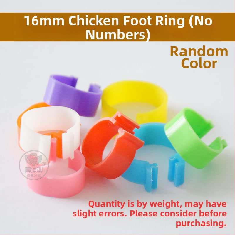 Putnu marķēšanas gredzens ar atvērtu sprādzi – paredzēts vistām, pīlēm un zossēm – Xin Baijia