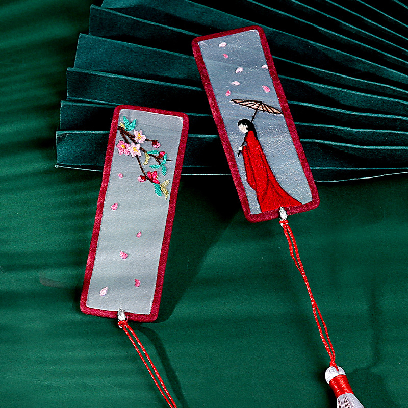 Meian DIY комплект за Су бродерия за начинаещи – мотиви цветя/трева/листа, за дневна, тъканна бродерия, нов китайски стил