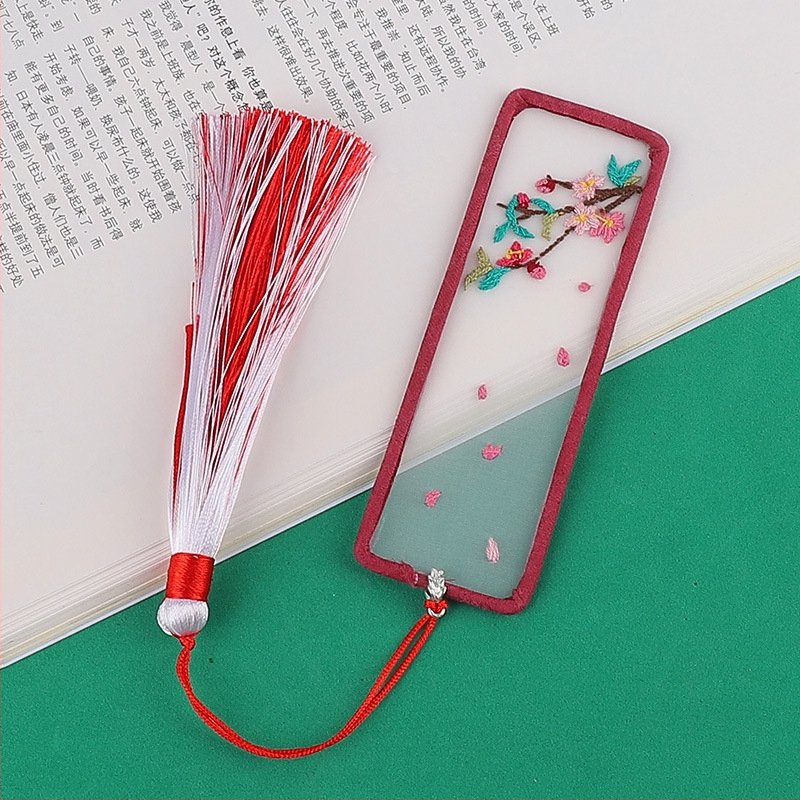 Meian DIY комплект за Су бродерия за начинаещи – мотиви цветя/трева/листа, за дневна, тъканна бродерия, нов китайски стил