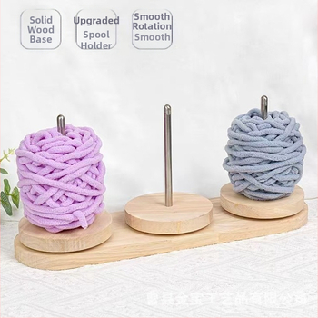 Дървен въртящ се разпределител за прежда с пет оси, борова дървесина, модерен минималистичен стил