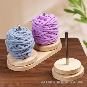 Дървен въртящ се разпределител за прежда с пет оси, борова дървесина, модерен минималистичен стил