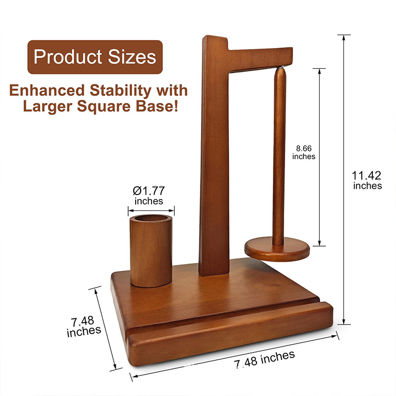 Дървен въртящ се разпределител за прежда с пет оси, борова дървесина, модерен минималистичен стил