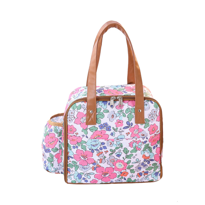 Izolirana torba za ručak za odrasle, stil ruksaka, 9L kapaciteta, 600D Oxford tkanina + PEVA