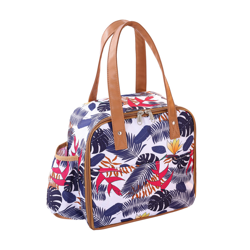 Izolirana torba za ručak za odrasle, stil ruksaka, 9L kapaciteta, 600D Oxford tkanina + PEVA