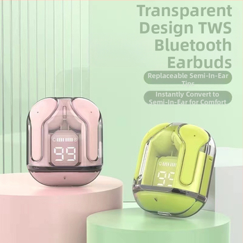 Ari31 HK3 безжични гейминг слушалки с цифров дисплей, Bluetooth 5.4, обхват до 15 м, ниска латентност за електронни спортове