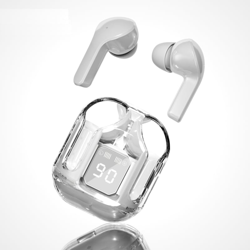 Ari31 HK3 безжични гейминг слушалки с цифров дисплей, Bluetooth 5.4, обхват до 15 м, ниска латентност за електронни спортове