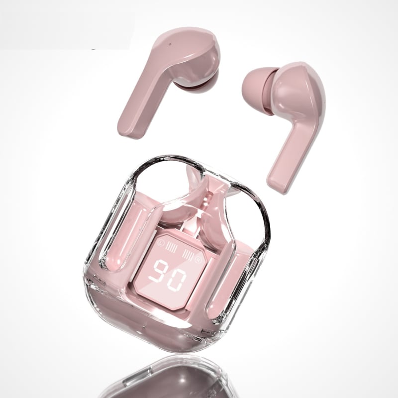Ari31 HK3 безжични гейминг слушалки с цифров дисплей, Bluetooth 5.4, обхват до 15 м, ниска латентност за електронни спортове