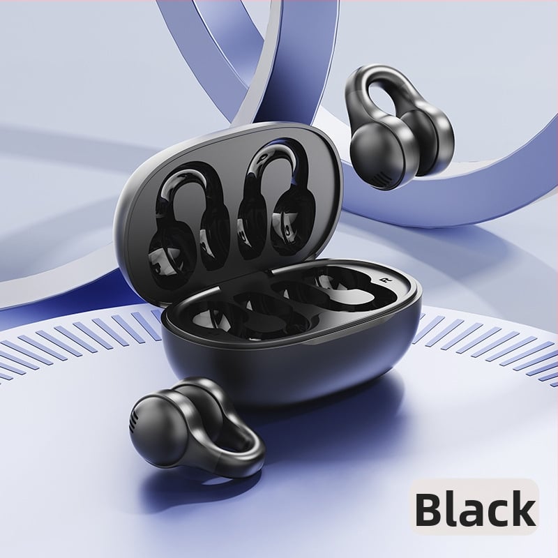 Air-conduction Bluetooth clip-in earphones с шумопотискане, Bluetooth 5.4, IPX4, обхват 10 m