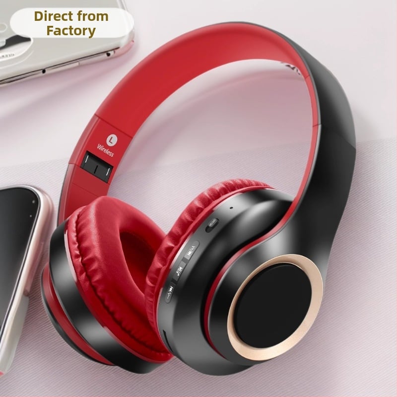 Bezvadu austiņas virs ausīm, salokāms un izstiepjams dizains, Bluetooth 5.3, diapazons 20 m, IPX4, akumulatora darbības laiks 15 stundas