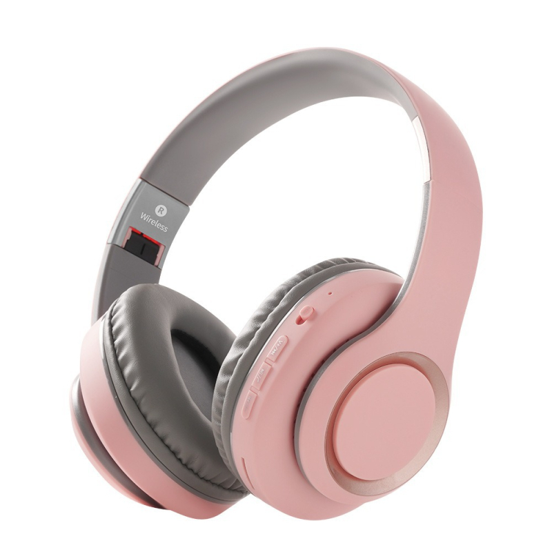 Bezvadu austiņas virs ausīm, salokāms un izstiepjams dizains, Bluetooth 5.3, diapazons 20 m, IPX4, akumulatora darbības laiks 15 stundas