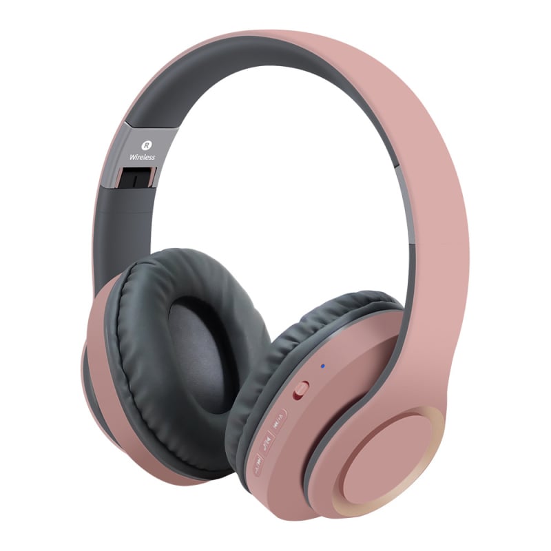 Безжични слушалки над ушите, сгъваем и прибиращ се дизайн, Bluetooth 5.3, обхват 20 м, IPX4, живот на батерията 15 ч