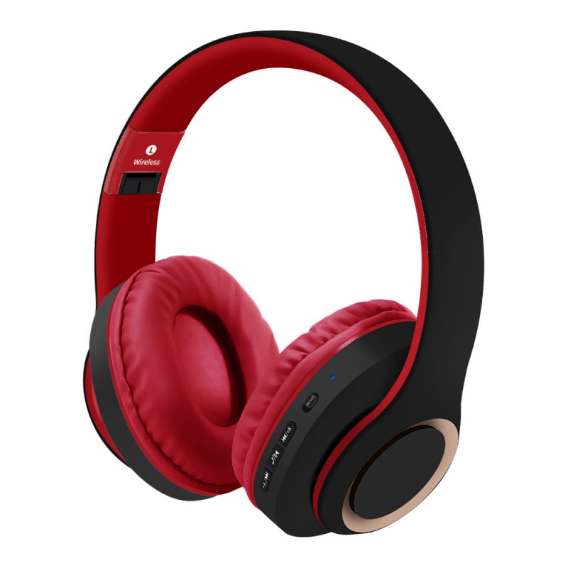 Безжични слушалки над ушите, сгъваем и прибиращ се дизайн, Bluetooth 5.3, обхват 20 м, IPX4, живот на батерията 15 ч