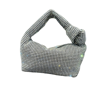 Geantă de umăr pentru femei, PVC, geantă tote orizontală pătrată, închidere cu fermoar, buzunar interior cu fermoar (Vara 2024)