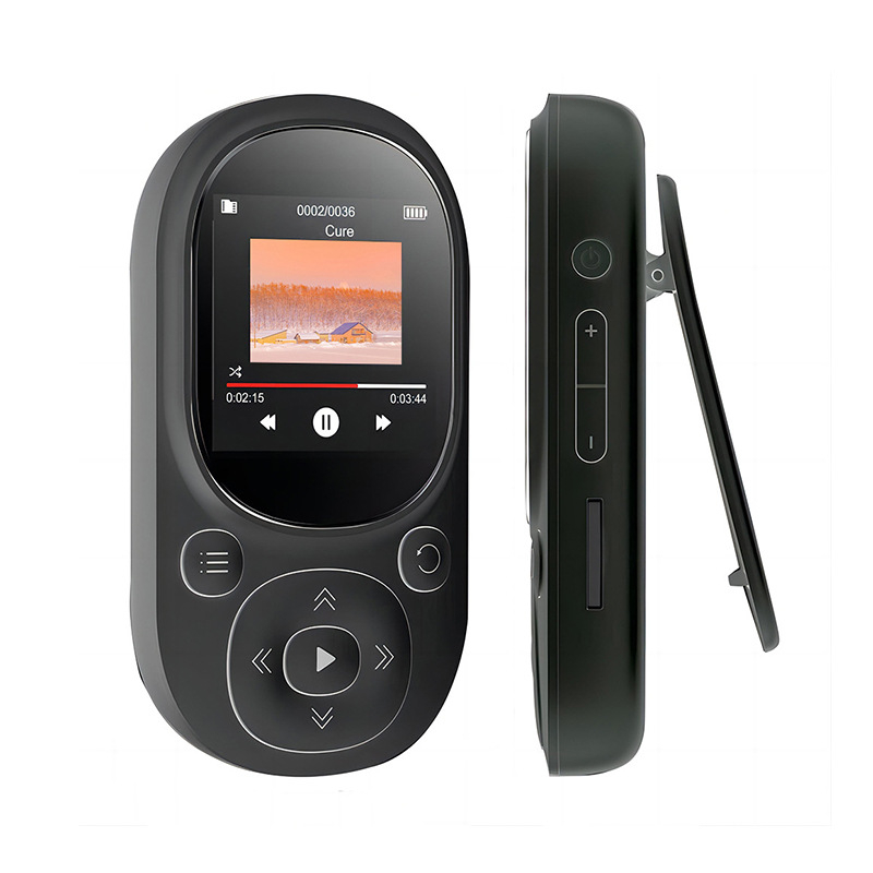 MP3 плеър с TF карта, USB 2.0 интерфейс, поддръжка на MP3/WMA/WAV формати, 450 mAh батерия до 5 дни работа, меню на 24 езика