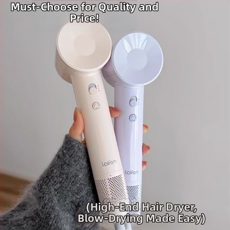 Сешоар за коса SE Lite — безчетков мотор, 1400 W, студен/горещ въздух, 2-скоростен въздушен поток, шум 60–70 dB