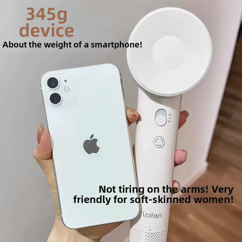 Сешоар за коса SE Lite — безчетков мотор, 1400 W, студен/горещ въздух, 2-скоростен въздушен поток, шум 60–70 dB