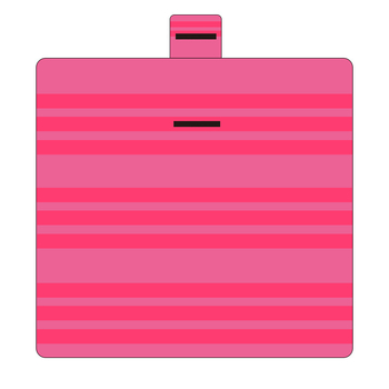 Bluebonny flanelas piknika sega ar alumīnija filmas mitruma aizsardzībai, 4–6 cilvēkiem