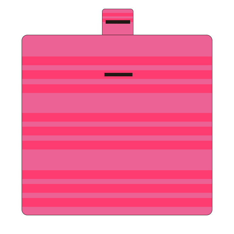 Bluebonny flanelas piknika sega ar alumīnija filmas mitruma aizsardzībai, 4–6 cilvēkiem