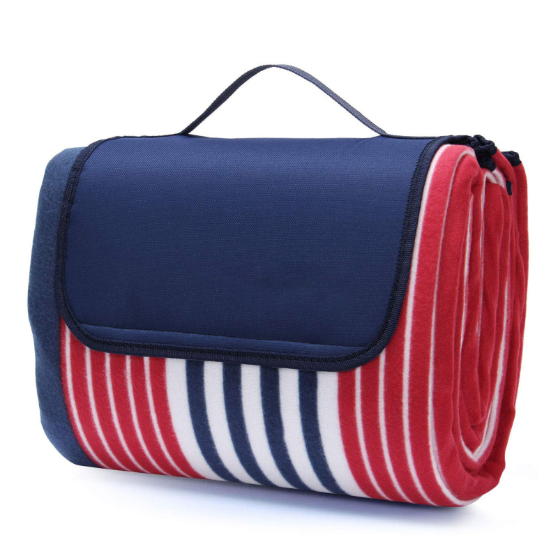 Bluebonny flanelas piknika sega ar alumīnija filmas mitruma aizsardzībai, 4–6 cilvēkiem