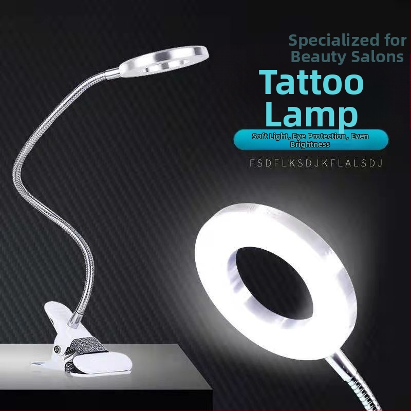 USB захранвана LED клип лампа с докосване, CRI ≥90, метален абажур, CE сертифицирана