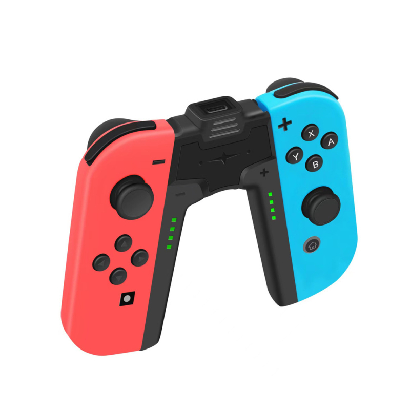 Joy-Con držač za punjenje za Nintendo Switch i Switch OLED – oblik mosta, Plug‑and‑Play, ABS kućište, model HNS-017